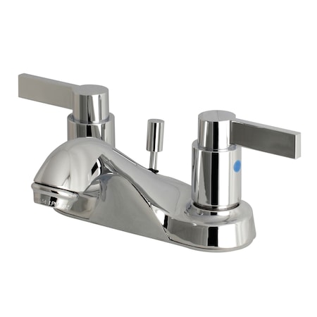 Nuvofusion FB5621NDL 4-Inch Centerset Bathroom Faucet with Retail Pop-Up FB5621NDL